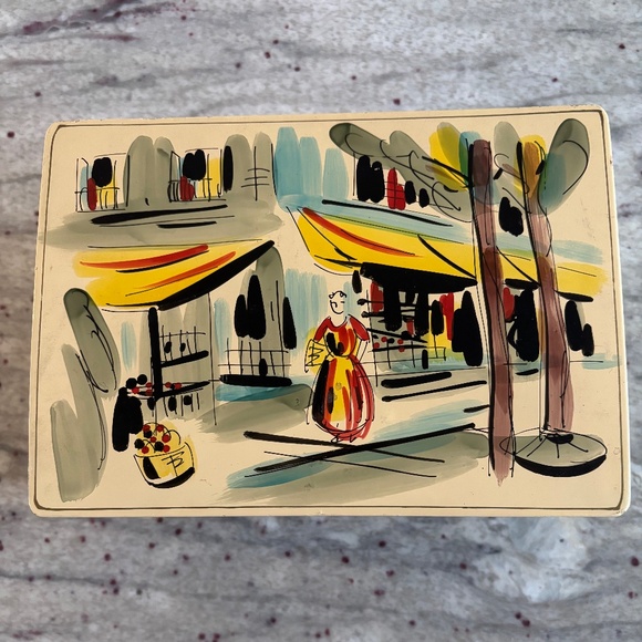 Vintage PAC Japanese Laquer Musical Jewelry Box MADE IN JAPAN - Picture 6 of 7